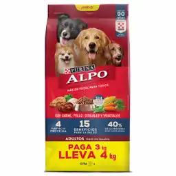 Alpo Alimento para Perro Adulto de Todos Tamaños