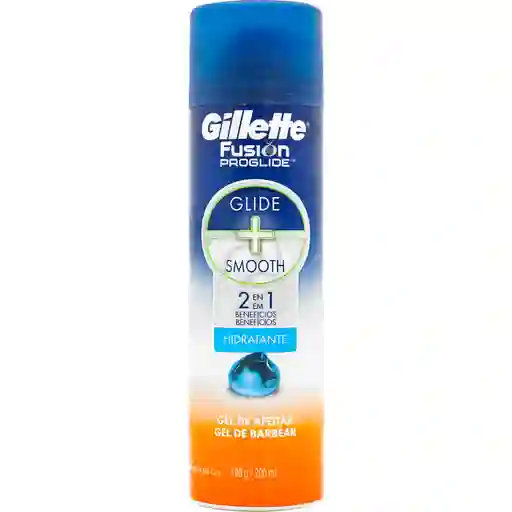 Gillette Gel de Afeitar Fusion Proglide 2 en 1 Para Barba
