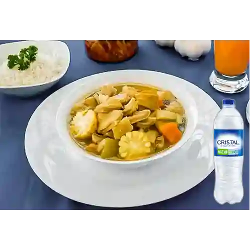 Sopa de Mondongo (sáb&dom) + Cristal S/gas 600ml