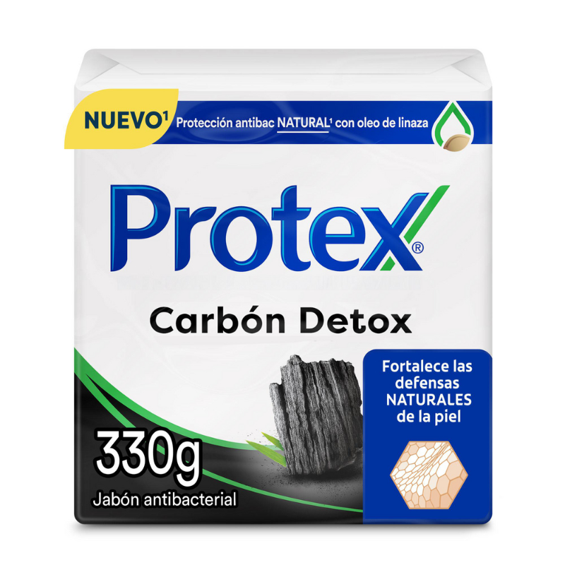 Jabón Antibacterial Protex Carbon Detox 110Grs X3 Unidades