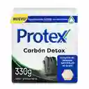 Jabón Antibacterial Protex Carbón Detox 110 g x 3