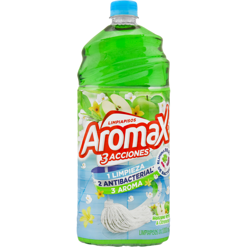 Aromax Limpiapiso Aroma Manzana Verde y Citronela 1000 ml