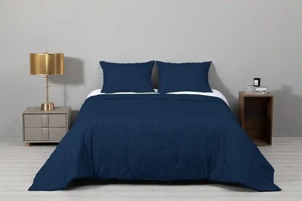 Cover Duvet Doble + Fundas Doble-azul