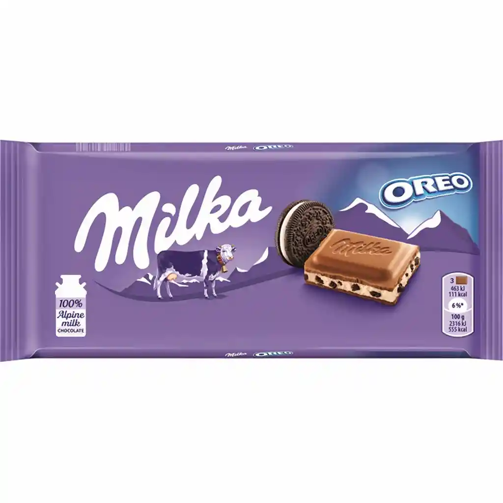 Milka Chocolates con Relleno de Galletas Oreo