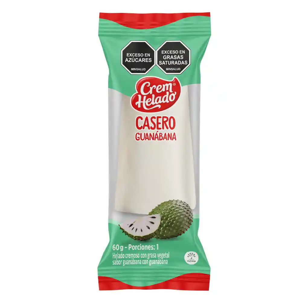 Helado Casero Crem Helado Guanabana