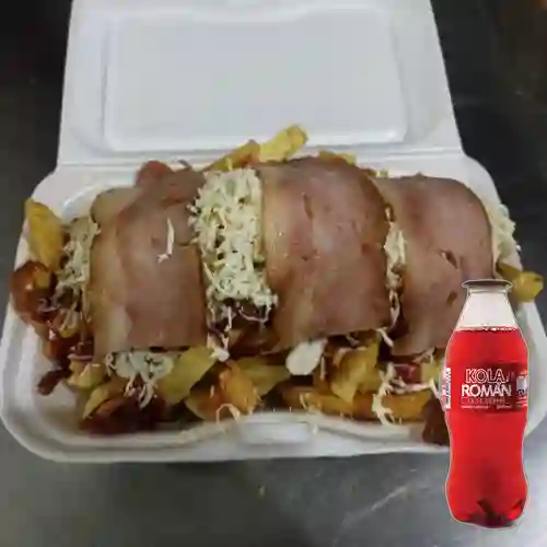 Salchipapa Especial Personal +Kola Román Org 250ML