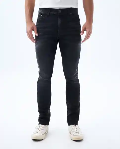 Jean Hombre Negro Talla 38 532F506 Americanino