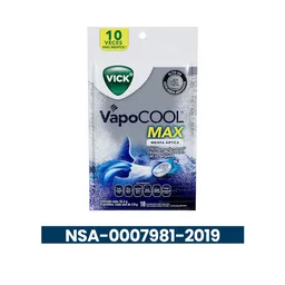 VapoCool Max 18 caramelos sabor menta ártica