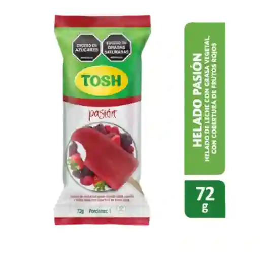 Paleta Tosh Pasión Vainilla y Frutos Rojos
