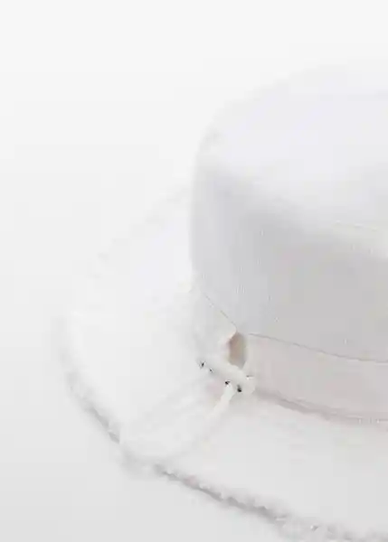 Gorro Newlampi Blanco Talla 99 Mujer Mango