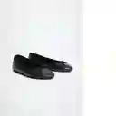 Zapato Paso Negro Talla 41 Mujer Mango