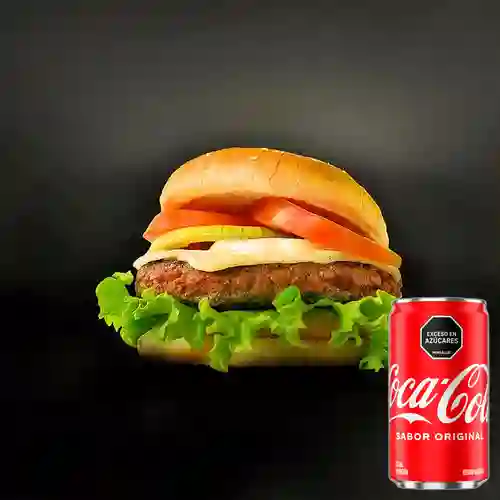 Combo Hamburguesa Artesana + Coca Cola Original 235 ml