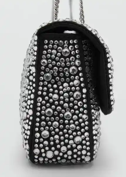 Bolso Auman Negro Mujer Mango