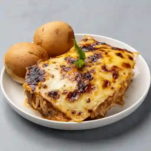 Lasagña pollo bechamel