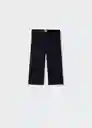 Pantalón Carbon Negro Talla 66 Niñas Mango