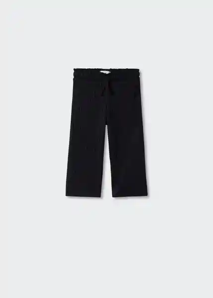 Pantalón Carbon Negro Talla 66 Niñas Mango