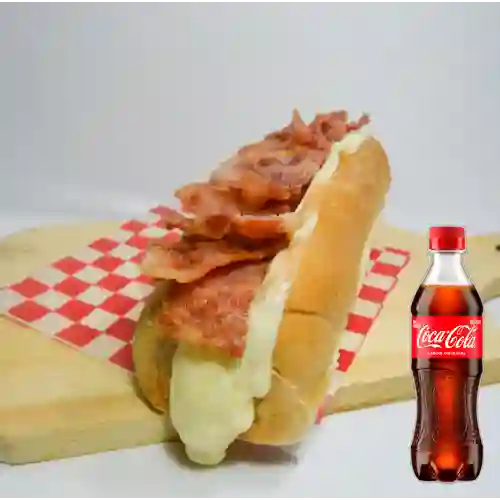 Combo Perro Caliente + Coca Cola Original 400 ml