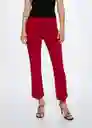 Pantalón Kick Rojo Talla 44 Mujer Mango