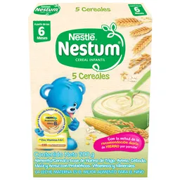 Cereal infantil NESTUM® 5 Cereales caja x 200g