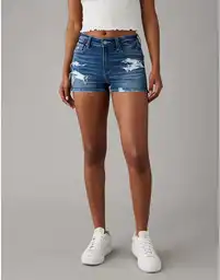 Short Mujer Azul Talla 2 American Eagle 13337751