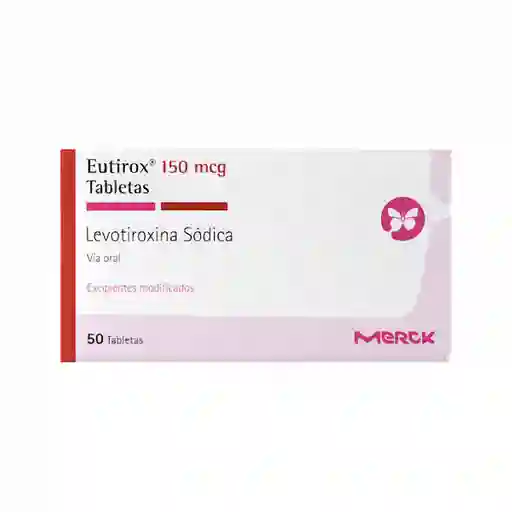 Eutirox 150 Mcg Oral x 50 Tabletas