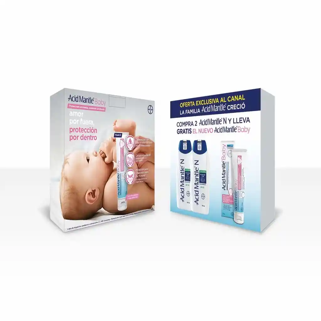 Acid Mantle Crema + Acid Mantle Crema Baby 20% Gratis