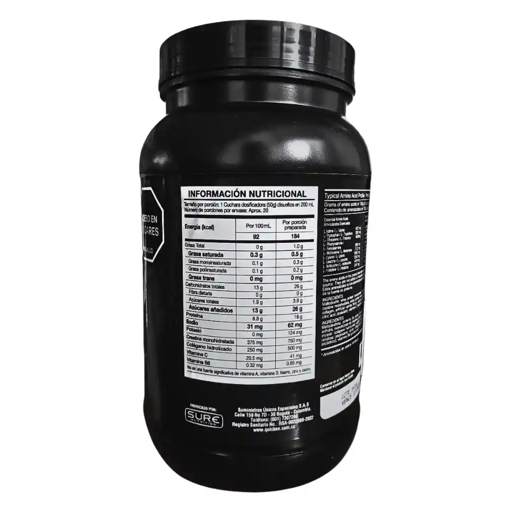 Proteina Quicken Whey Pro Vainilla