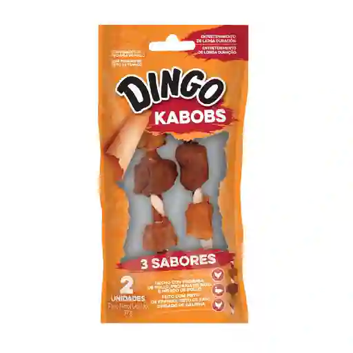 Dingo Kabobs 3 Sabores X2 Und