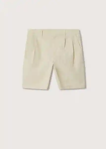 Bermuda Jonico Beige Talla 46 Hombre Mango