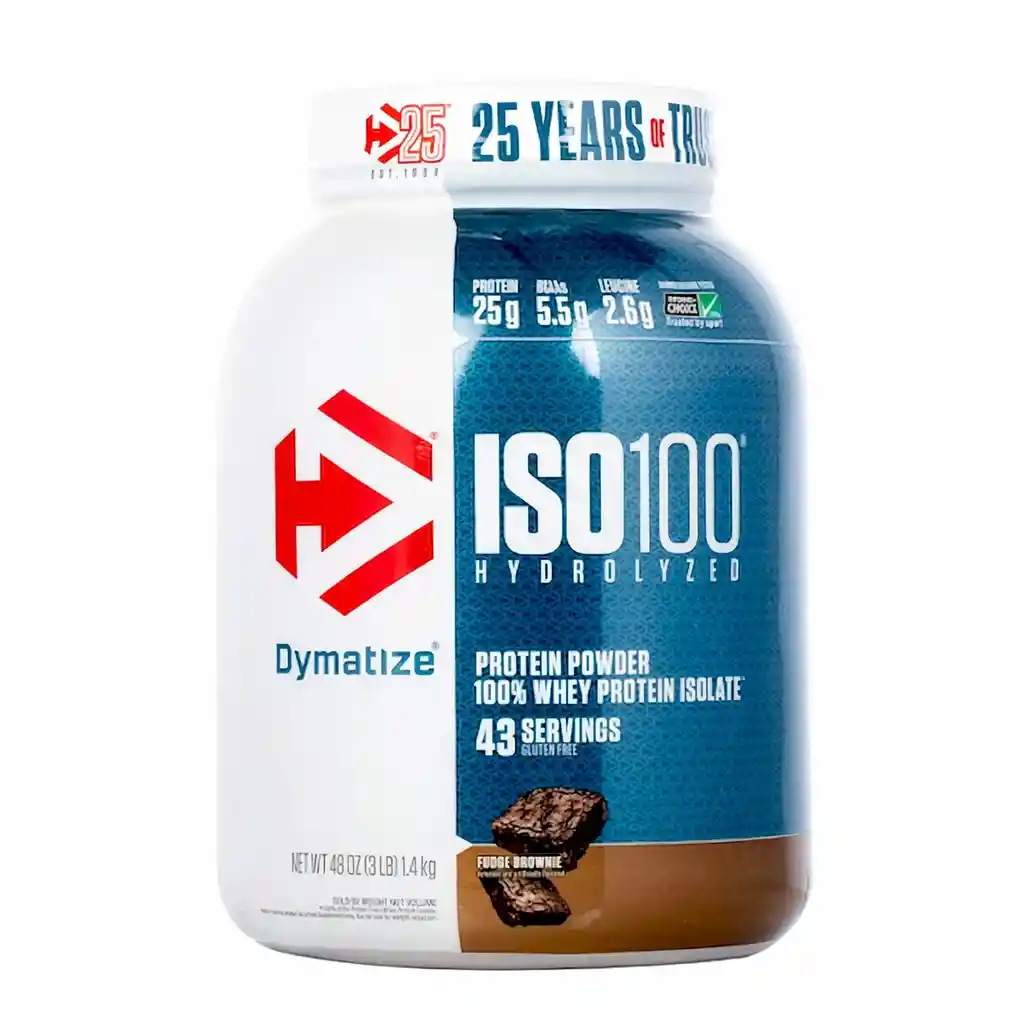 Dymatize Suplemento Dietario Proteína Iso100 Fudge Brownie