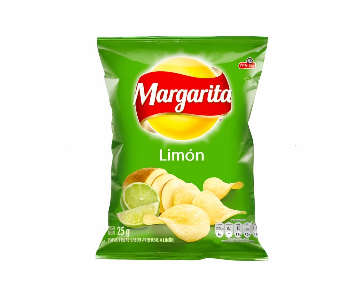 Margarita Papas Fritas Sabor Limón 25 g