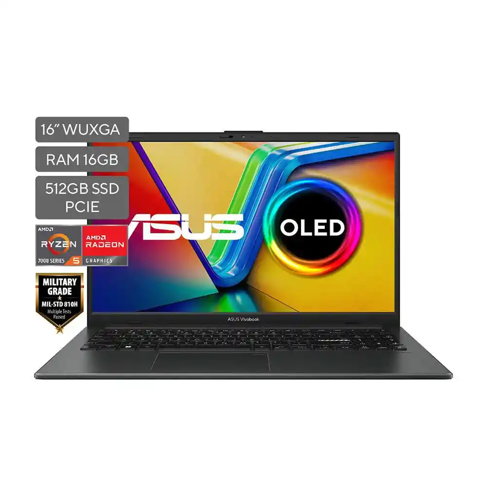 Computador Asus Vivobook Go 15 Oled Amd Ryzen 5 7520 u Ram- 16 Gb 512 Gb Ssd E1504fa-l1402w