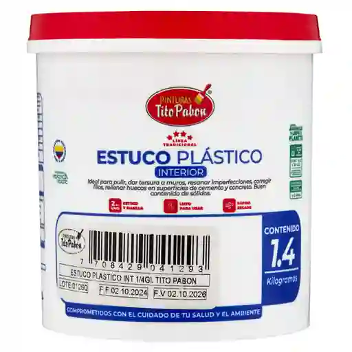 Tito Pabón Estuco Plástico Interior