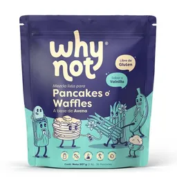 Why Not Mezcla Para Pancakes & Waffles a Base de Avena Vainilla