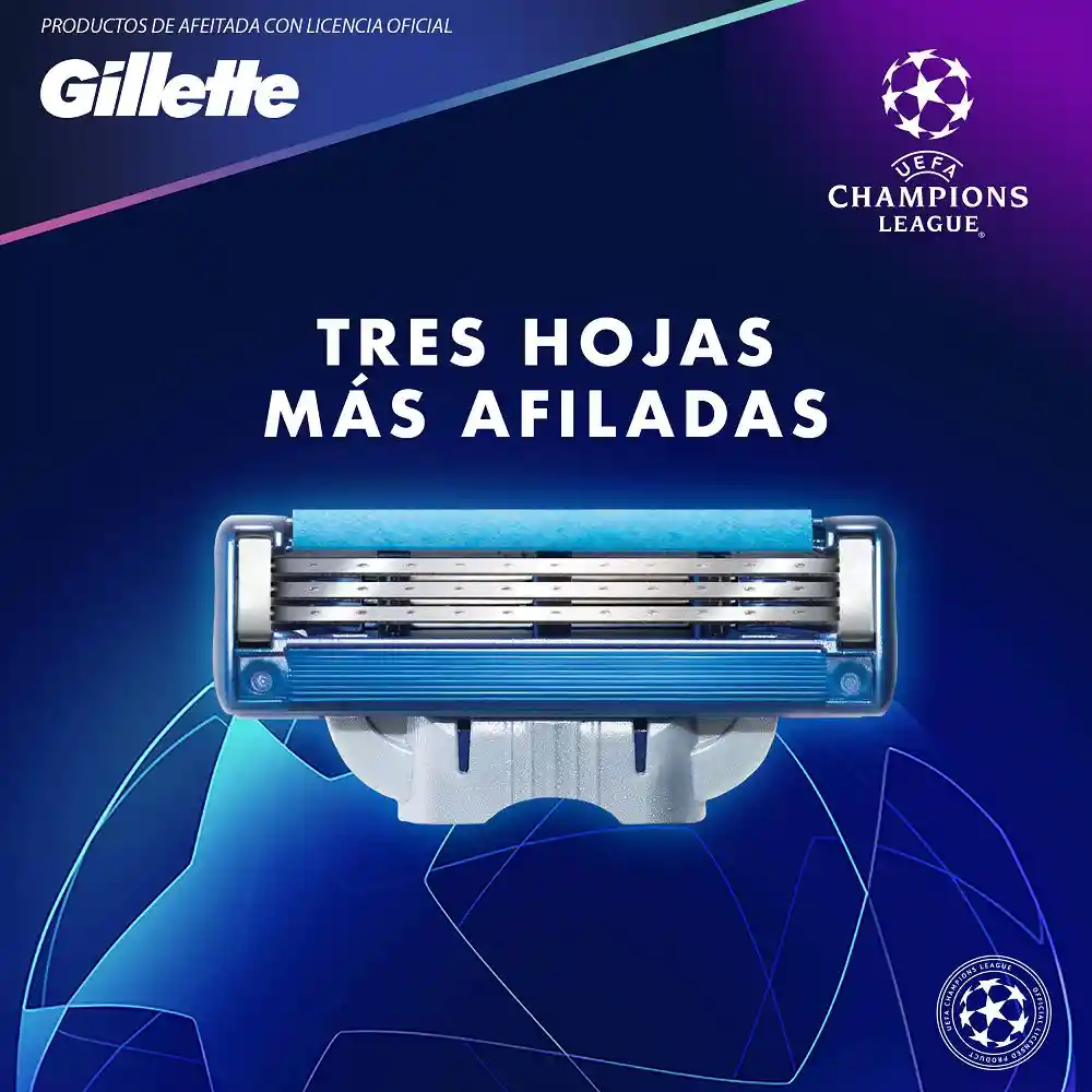 Gillette Mach3 Turbo Máquina Para Afeitar Recargable 1 Unidad