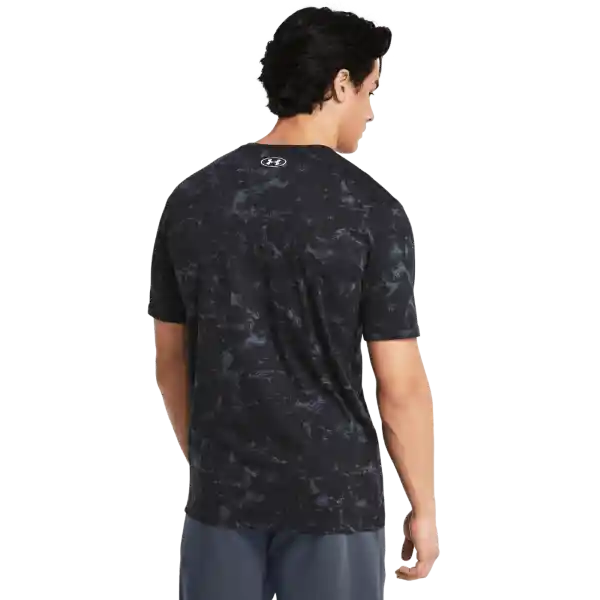 Under Armour Camiseta Aop Graphic Hombre Negro Talla LG