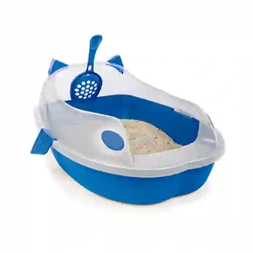Caja Arenera Plastica + Pala Color Azul Armaty
