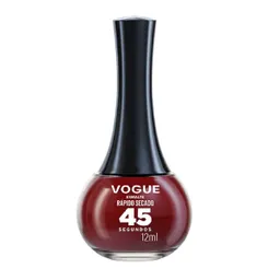 Esmalte Vogue Rápido Secado Vino Argentino