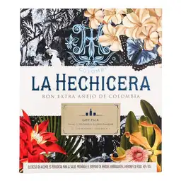 La Hechicera Ron Premium + Vasos