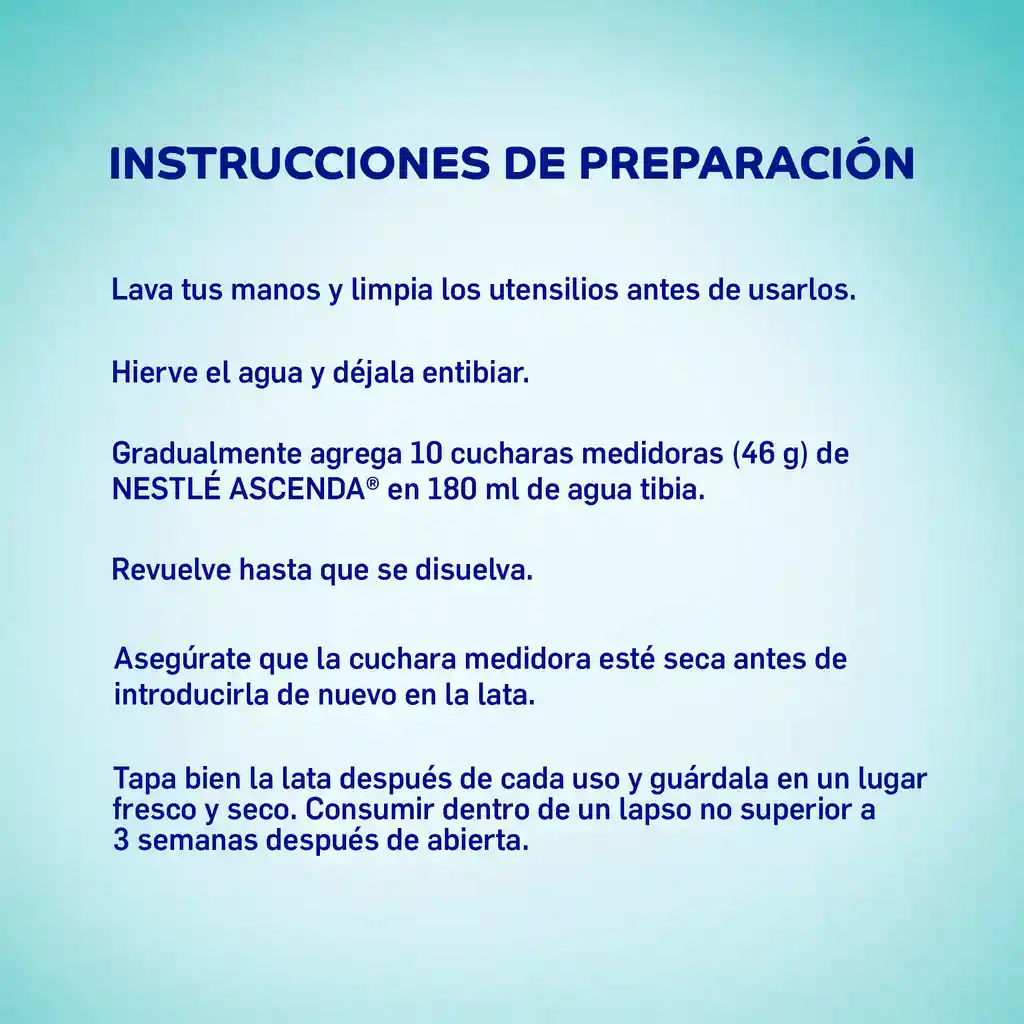 Complemento nutricional ASCENDA x 900g