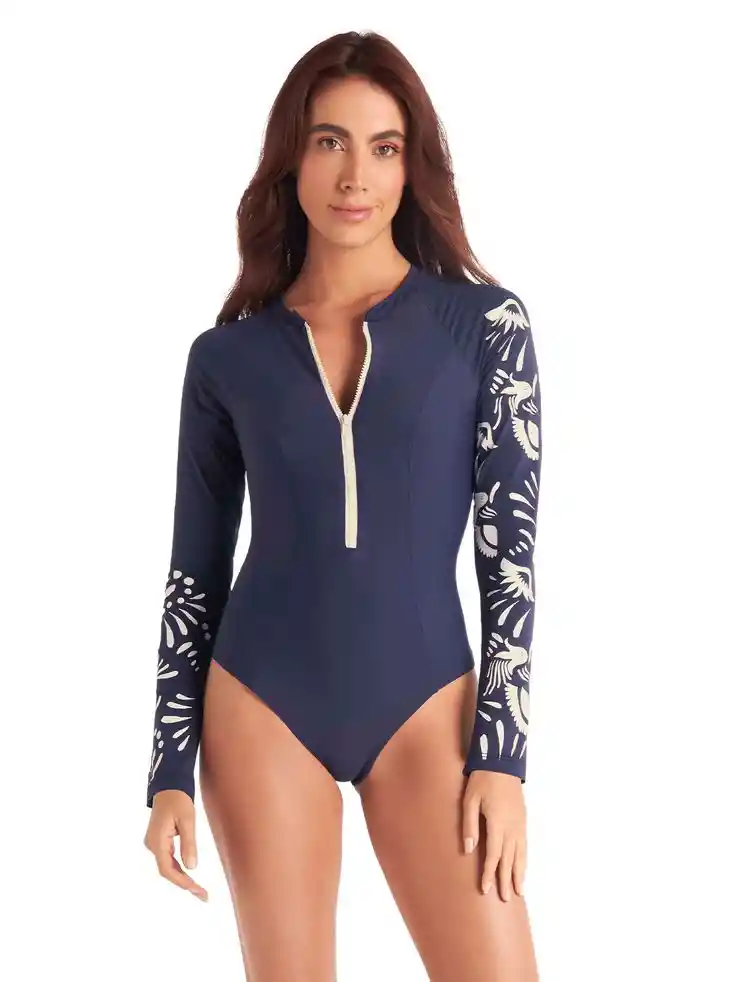 Vestido de Baño S-azul Navy