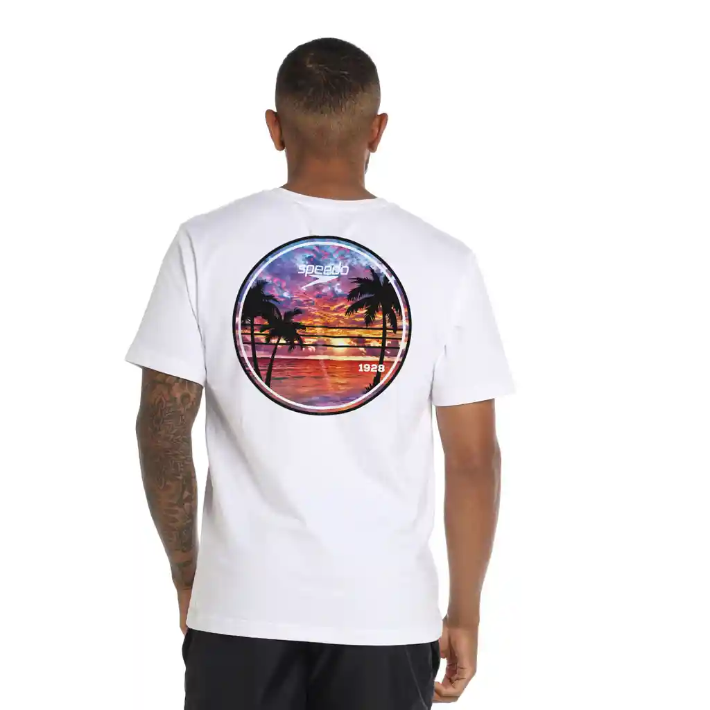 Camiseta Manga Corta Front Hombre Blanco-xl