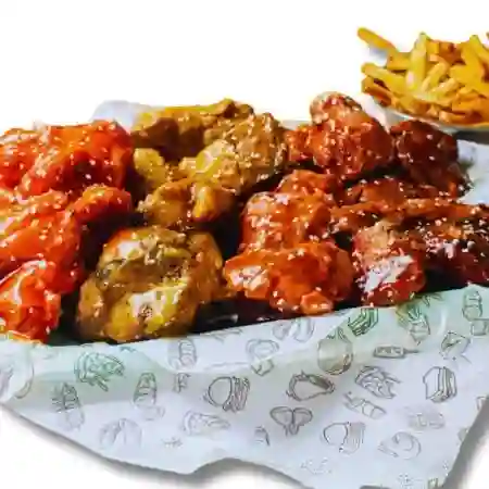 24 Trozos de Costillitas + Papas Fritas