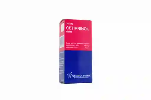Quimica Patric Ltda Cetirrinol D 10 Capsulas