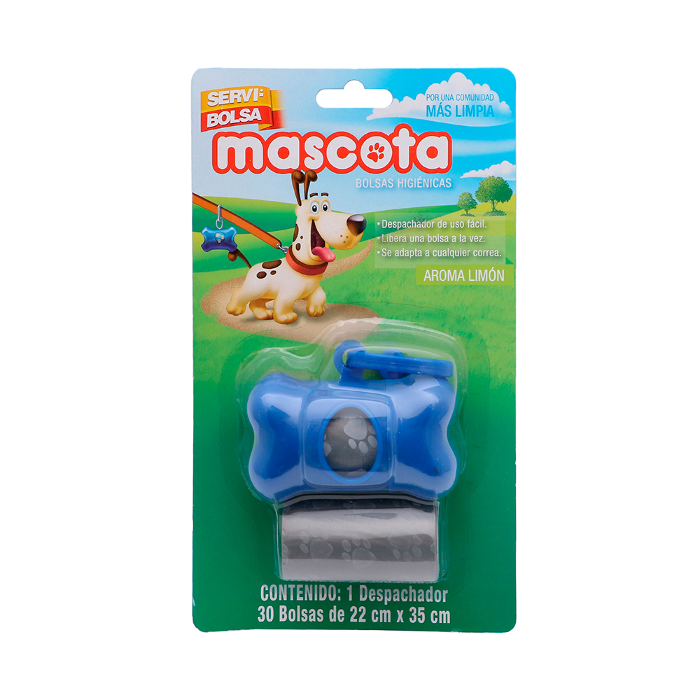 Servi Bolsa Fundas Dispensables para Mascotas 2 Rollos 2 und
