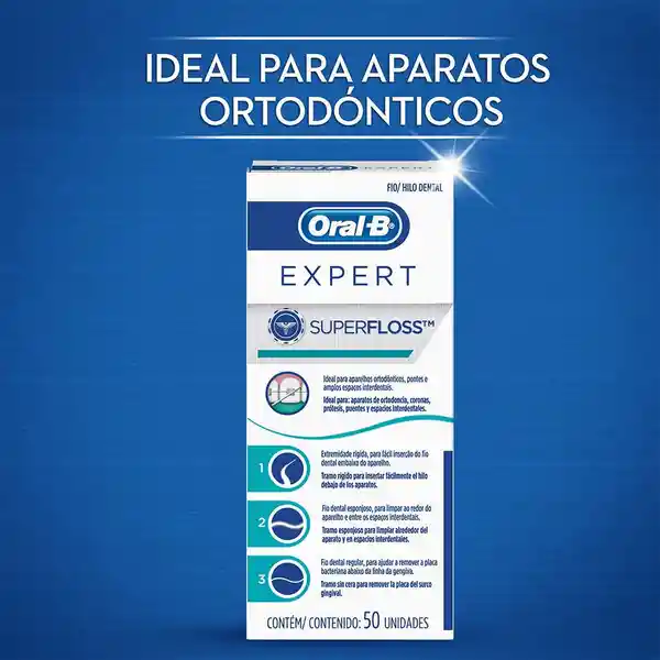 Seda Dental Oral-B Expert SuperFloss 50 Unidades