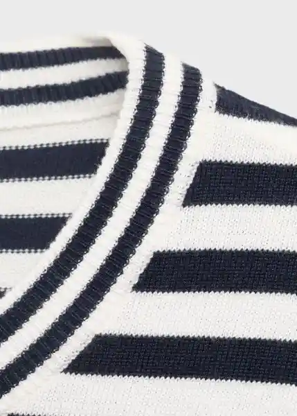 Jersey Arca Navy Talla M Mujer Mango