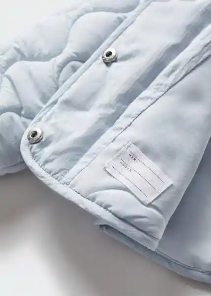 Abrigo Anorak Genio Celeste Talla 63 Niños Mango