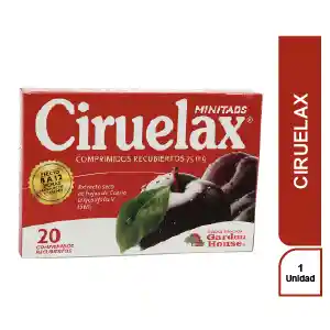 Ciruelax Laxante (75 mg) Tabletas Recubiertas