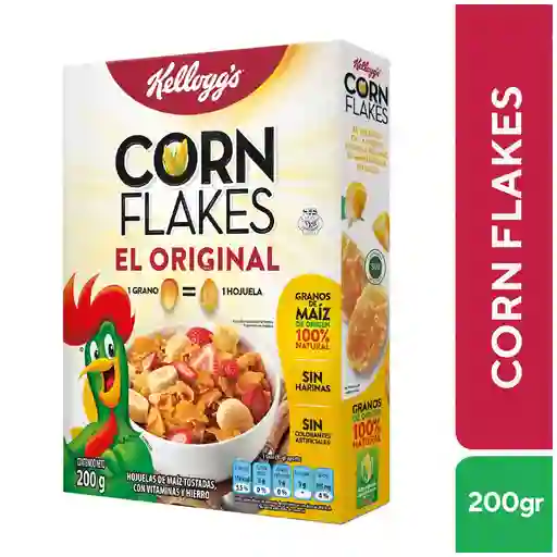 Corn Flakes Hojuelas de Maíz Tostadas con Vitaminas y Hierro